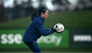 5 April 2021; Eve Badana during a Republic of Ireland WNT training session at FAI National Training Centre in Dublin. Photo by David Fitzgerald/Sportsfile