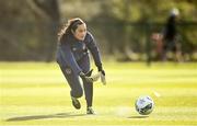 5 April 2021; Eve Badana during a Republic of Ireland WNT training session at FAI National Training Centre in Dublin. Photo by David Fitzgerald/Sportsfile