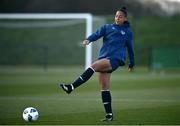 5 April 2021; Rianna Jarrett during a Republic of Ireland WNT training session at FAI National Training Centre in Dublin. Photo by David Fitzgerald/Sportsfile