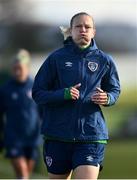 5 April 2021; Diane Caldwell during a Republic of Ireland WNT training session at FAI National Training Centre in Dublin. Photo by David Fitzgerald/Sportsfile