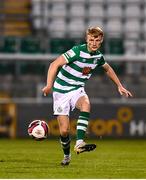 2 April 2021; Liam Scales of Shamrock Rovers during the SSE Airtricity League Premier Division match between Shamrock Rovers and Dundalk at Tallaght Stadium in Dublin. Photo by Eóin Noonan/Sportsfile