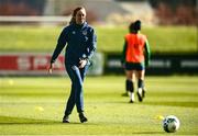 5 April 2021; Megan Connolly during a Republic of Ireland WNT training session at FAI National Training Centre in Dublin. Photo by David Fitzgerald/Sportsfile