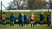 5 April 2021; A general view during a Republic of Ireland WNT training session at FAI National Training Centre in Dublin. Photo by David Fitzgerald/Sportsfile