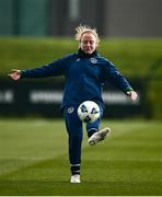 5 April 2021; Amber Barrett during a Republic of Ireland WNT training session at FAI National Training Centre in Dublin. Photo by David Fitzgerald/Sportsfile