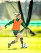 5 April 2021; Diane Caldwell during a Republic of Ireland WNT training session at FAI National Training Centre in Dublin. Photo by David Fitzgerald/Sportsfile