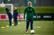 5 April 2021; Lilly Agg during a Republic of Ireland WNT training session at FAI National Training Centre in Dublin. Photo by David Fitzgerald/Sportsfile
