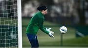 5 April 2021; Marie Hourihan during a Republic of Ireland WNT training session at FAI National Training Centre in Dublin. Photo by David Fitzgerald/Sportsfile