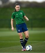 5 April 2021; Katie McCabe during a Republic of Ireland WNT training session at FAI National Training Centre in Dublin. Photo by David Fitzgerald/Sportsfile