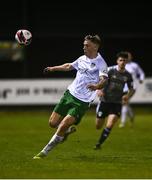 2 April 2021; Sean McDonald of Cabinteely during the SSE Airtricity League First Division match between Cabinteely and Cork City at Stradbrook Park in Blackrock, Dublin. Photo by David Fitzgerald/Sportsfile