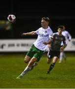 2 April 2021; Sean McDonald of Cabinteely during the SSE Airtricity League First Division match between Cabinteely and Cork City at Stradbrook Park in Blackrock, Dublin. Photo by David Fitzgerald/Sportsfile