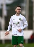 2 April 2021; Dean Casey of Cabinteely during the SSE Airtricity League First Division match between Cabinteely and Cork City at Stradbrook Park in Blackrock, Dublin. Photo by David Fitzgerald/Sportsfile