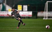 2 April 2021; Steven Beattie of Cork City during the SSE Airtricity League First Division match between Cabinteely and Cork City at Stradbrook Park in Blackrock, Dublin. Photo by David Fitzgerald/Sportsfile