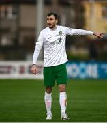 2 April 2021; Kevin Knight of Cabinteely during the SSE Airtricity League First Division match between Cabinteely and Cork City at Stradbrook Park in Blackrock, Dublin. Photo by David Fitzgerald/Sportsfile