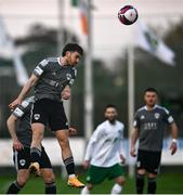 2 April 2021; Dylan McGlade of Cork City during the SSE Airtricity League First Division match between Cabinteely and Cork City at Stradbrook Park in Blackrock, Dublin. Photo by David Fitzgerald/Sportsfile