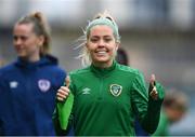 7 April 2021; Denise O'Sullivan during a Republic of Ireland training session at Tallaght Stadium in Dublin. Photo by Stephen McCarthy/Sportsfile