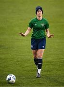 7 April 2021; Claire O'Riordan during a Republic of Ireland training session at Tallaght Stadium in Dublin. Photo by Stephen McCarthy/Sportsfile