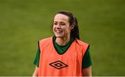 7 April 2021; Aine O'Gorman during a Republic of Ireland training session at Tallaght Stadium in Dublin. Photo by Stephen McCarthy/Sportsfile