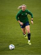 7 April 2021; Louise Quinn during a Republic of Ireland training session at Tallaght Stadium in Dublin. Photo by Stephen McCarthy/Sportsfile