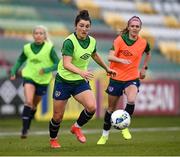 7 April 2021; Keeva Keenan during a Republic of Ireland training session at Tallaght Stadium in Dublin. Photo by Stephen McCarthy/Sportsfile