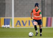 7 April 2021; Claire O'Riordan during a Republic of Ireland training session at Tallaght Stadium in Dublin. Photo by Stephen McCarthy/Sportsfile