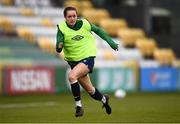 7 April 2021; Heather Payne during a Republic of Ireland training session at Tallaght Stadium in Dublin. Photo by Stephen McCarthy/Sportsfile