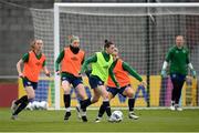 7 April 2021; Emily Whelan during a Republic of Ireland training session at Tallaght Stadium in Dublin. Photo by Stephen McCarthy/Sportsfile