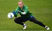 7 April 2021; Goalkeeper Courtney Brosnan during a Republic of Ireland training session at Tallaght Stadium in Dublin. Photo by Stephen McCarthy/Sportsfile