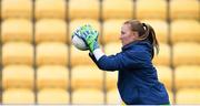 7 April 2021; Goalkeeper Courtney Brosnan during a Republic of Ireland training session at Tallaght Stadium in Dublin. Photo by Stephen McCarthy/Sportsfile