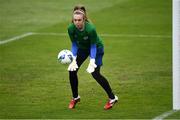 7 April 2021; Goalkeeper Grace Moloney during a Republic of Ireland training session at Tallaght Stadium in Dublin. Photo by Stephen McCarthy/Sportsfile