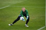 7 April 2021; Goalkeeper Courtney Brosnan during a Republic of Ireland training session at Tallaght Stadium in Dublin. Photo by Stephen McCarthy/Sportsfile