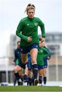 7 April 2021; Florence Gamby during a Republic of Ireland training session at Tallaght Stadium in Dublin. Photo by Stephen McCarthy/Sportsfile