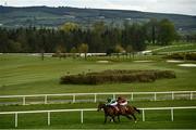 8 April 2021; Ottawa Fire, with Ben Coen up, left, leads No Way Jack, with Wayne Lordan up, on their way to winning the Xenon Security handicap race at Gowran Park Racecourse in Kilkenny. Photo by David Fitzgerald/Sportsfile