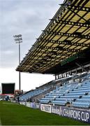 9 April 2021; A general view of Sandy Park prior to the Leinster Rugby captain's run at Sandy Park in Exeter, England. Photo by Ramsey Cardy/Sportsfile