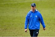 9 April 2021; Head coach Leo Cullen during the Leinster Rugby captain's run at Sandy Park in Exeter, England. Photo by Ramsey Cardy/Sportsfile