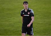 9 April 2021; Eoin Toal of Derry City following his side's defeat in the SSE Airtricity League Premier Division match between St Patrick's Athletic and Derry City at Richmond Park in Dublin. Photo by Harry Murphy/Sportsfile