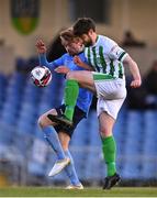 9 April 2021; Anthony Barry of Bray Wanderers in action against Paul Doyle of UCD during the SSE Airtricity League First Division match between UCD and Bray Wanderers at the UCD Bowl in Belfield, Dublin. Photo by Piaras Ó Mídheach/Sportsfile