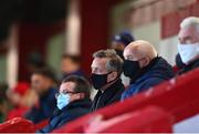 9 April 2021; FAI Chief Executive Jonathan Hill during the SSE Airtricity League First Division match between Shelbourne and Wexford at Tolka Park in Dublin. Photo by Eóin Noonan/Sportsfile