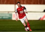 9 April 2021; Ian Bermingham of St Patrick's Athletic during the SSE Airtricity League Premier Division match between St Patrick's Athletic and Derry City at Richmond Park in Dublin. Photo by Harry Murphy/Sportsfile