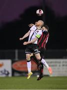 9 April 2021; Chris Shields of Dundalk in action against Keith Buckley of Bohemians during the SSE Airtricity League Premier Division match between Dundalk and Bohemians at Oriel Park in Dundalk, Louth. Photo by Stephen McCarthy/Sportsfile
