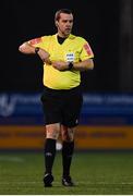 9 April 2021; Referee Rob Harvey during the SSE Airtricity League Premier Division match between Dundalk and Bohemians at Oriel Park in Dundalk, Louth. Photo by Ben McShane/Sportsfile