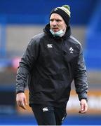 10 April 2021; Ireland head coach Adam Griggs before the Women's Six Nations Rugby Championship match between Wales and Ireland at Cardiff Arms Park in Cardiff, Wales. Photo by Ben Evans/Sportsfile