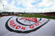 10 April 2021; A general view of The Showgrounds before the SSE Airtricity League Premier Division match between Sligo Rovers and Shamrock Rovers at The Showgrounds in Sligo. Photo by Stephen McCarthy/Sportsfile