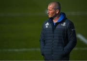 10 April 2021; Leinster senior coach Stuart Lancaster before the Heineken Champions Cup Pool Quarter-Final match between Exeter Chiefs and Leinster at Sandy Park in Exeter, England. Photo by Ramsey Cardy/Sportsfile