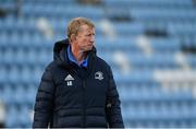 10 April 2021; Leinster head coach Leo Cullen looks on before the Heineken Champions Cup Pool Quarter-Final match between Exeter Chiefs and Leinster at Sandy Park in Exeter, England. Photo by Ramsey Cardy/Sportsfile