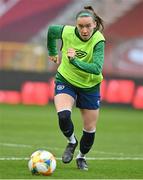 10 April 2021; Claire O'Riordan during a Republic of Ireland Women training session at King Baudouin Stadium in Brussels, Belgium. Photo by David Stockman/Sportsfile