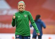 10 April 2021; Denise O'Sullivan during a Republic of Ireland Women training session at King Baudouin Stadium in Brussels, Belgium. Photo by David Stockman/Sportsfile