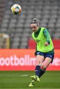 10 April 2021; Louise Quinn during a Republic of Ireland Women training session at King Baudouin Stadium in Brussels, Belgium. Photo by David Stockman/Sportsfile