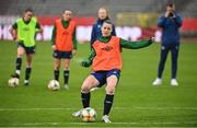 10 April 2021; Emily Whelan during a Republic of Ireland Women training session at King Baudouin Stadium in Brussels, Belgium. Photo by David Stockman/Sportsfile