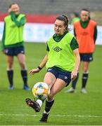 10 April 2021; Heather Payne during a Republic of Ireland Women training session at King Baudouin Stadium in Brussels, Belgium. Photo by David Stockman/Sportsfile