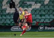 10 April 2021; John Cooney of Ulster kicks a conversion during the Heineken Challenge Cup Quarter-Final match between Northampton Saints and Ulster at Franklin's Gardens in Northampton, England. Photo by Matt Impey/Sportsfile